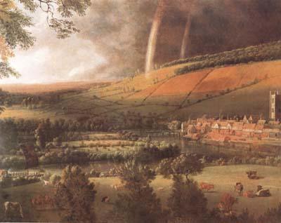 Jan Siberechts Landscape with Rainbow,Henley-on-Thames (mk08)